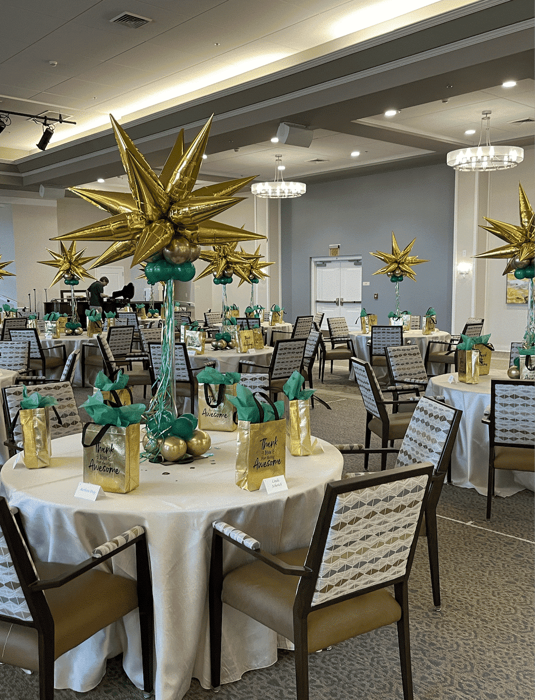 Custom Balloon Centerpiece